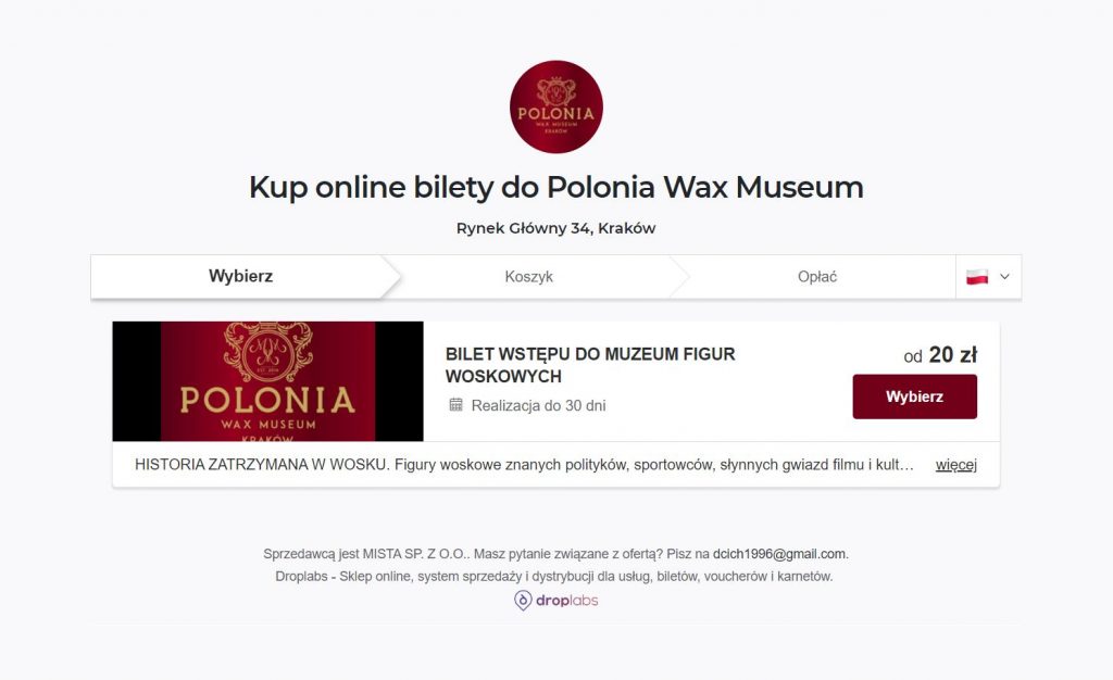 Polonia Wax Museum Online Sklep